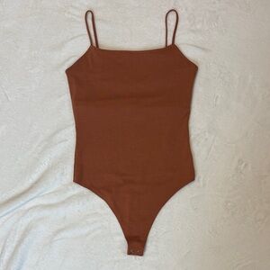 Brown/orange One Piece Bodysuit